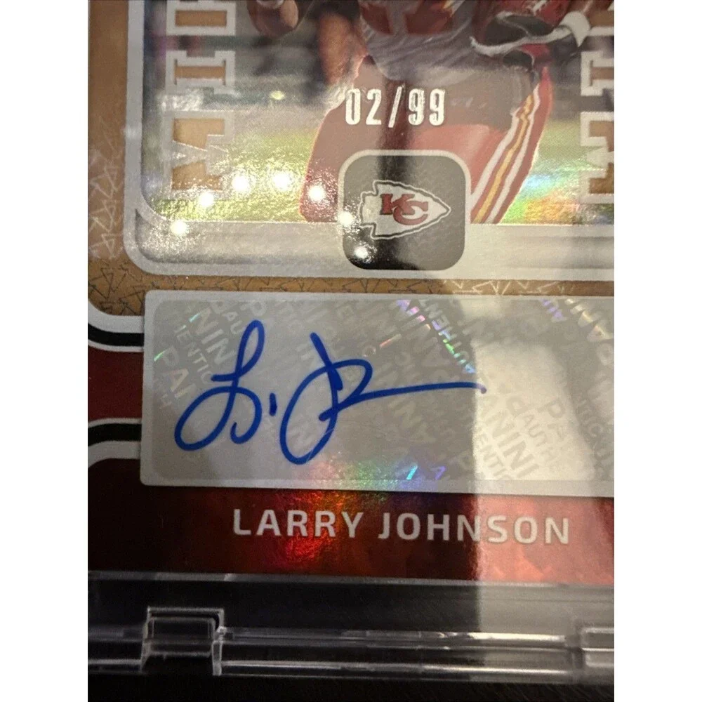 2024 Certified - Mirror Signatures Bronze #MS-LJ Larry Johnson /99 (AU)💥🔥